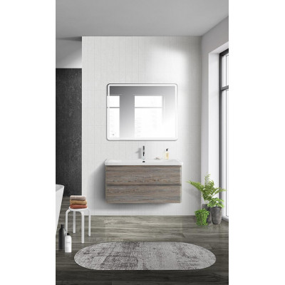 Тумба под раковину подвесная сосна скания 100см Belbagno ALBANO-1000-2C-SO-PS
