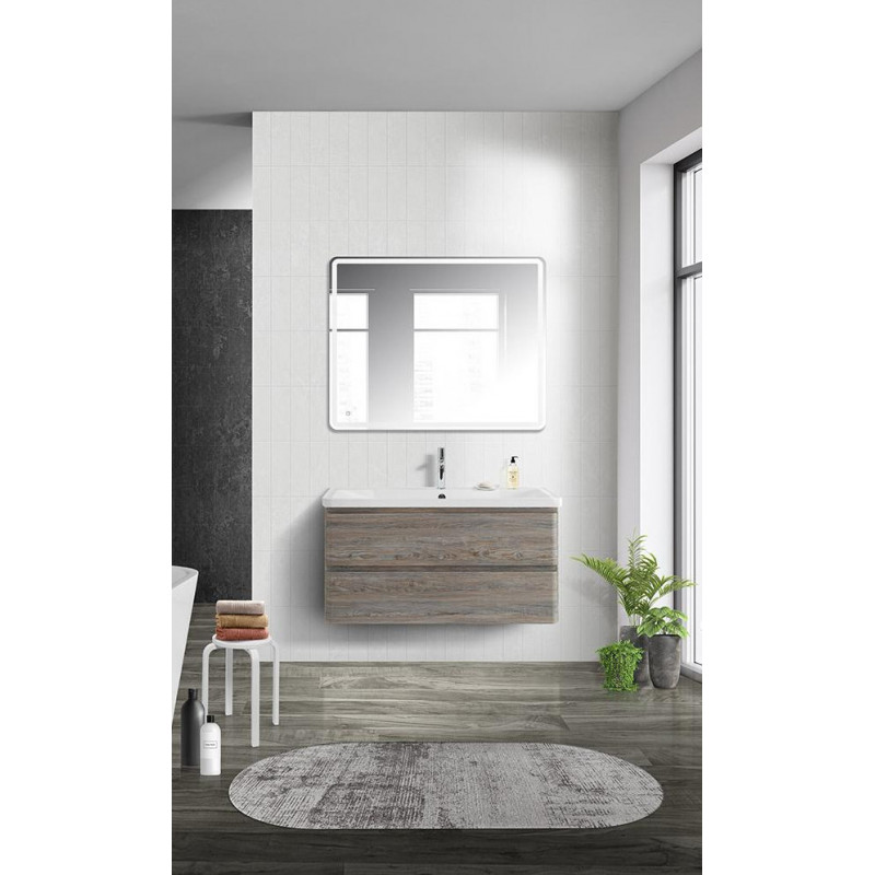 Тумба под раковину подвесная сосна скания 100см Belbagno ALBANO-1000-2C-SO-PS