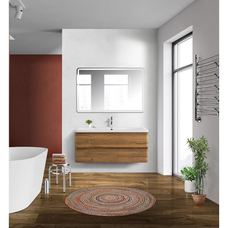 Тумба под раковину подвесная дуб рустикальный 120см Belbagno ALBANO-1200-2C-SO-RR