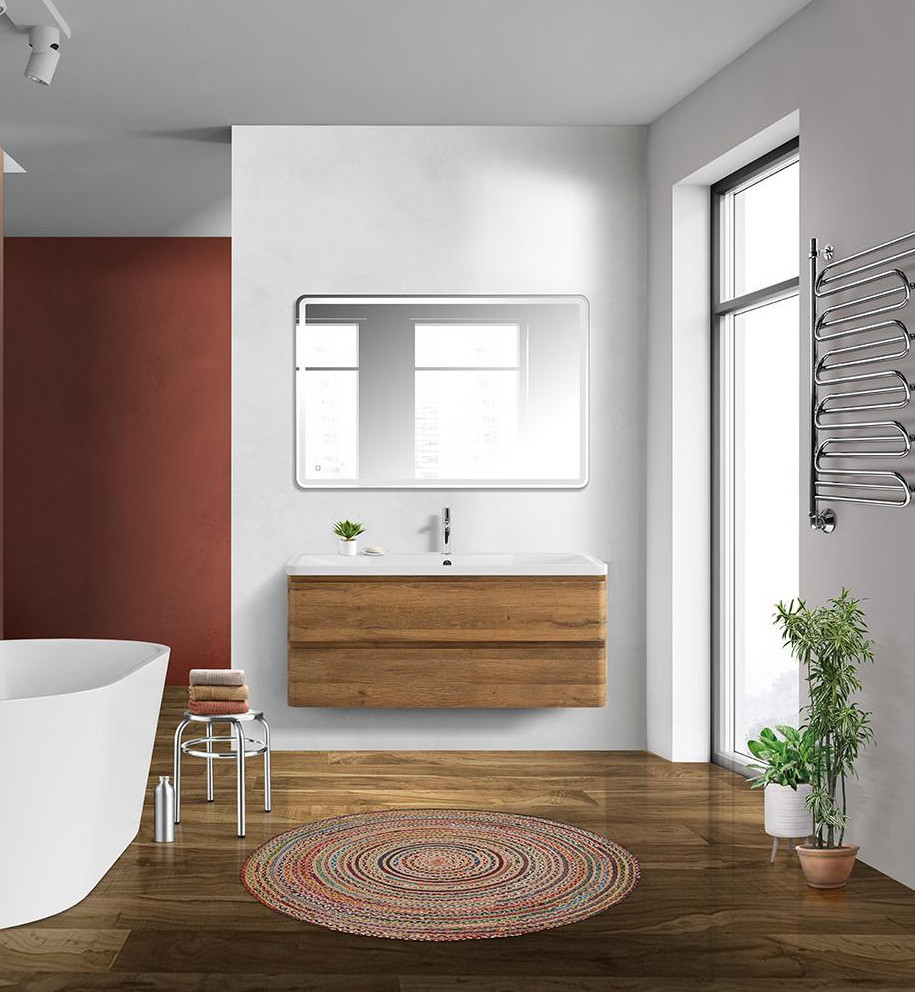 Тумба под раковину подвесная дуб рустикальный 120см Belbagno ALBANO-1200-2C-SO-RR