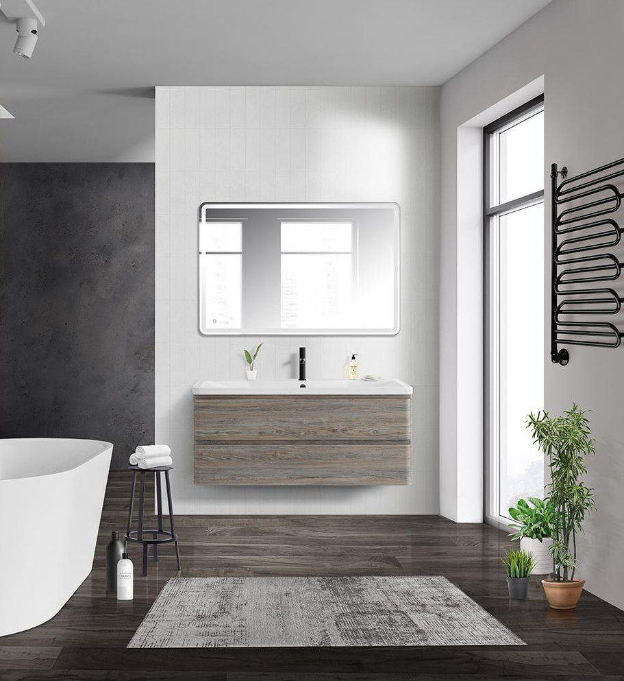 Тумба под раковину подвесная сосна скания 120см Belbagno ALBANO-1200-2C-SO-PS