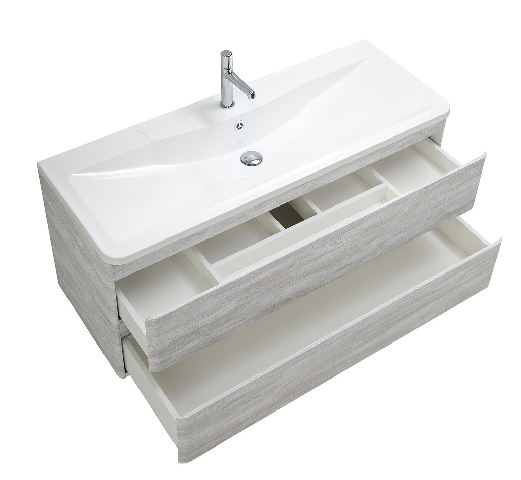 Тумба под раковину подвесная белое дерево 120см Belbagno ALBANO-1200-2C-SO-RVB