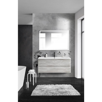 Тумба под раковину подвесная белое дерево 120см Belbagno ALBANO-1200-2C-SO-RVB