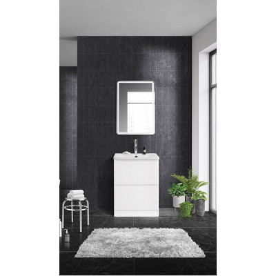 Тумба под раковину напольная белая 60см Belbagno ALBANO-600-2C-PIA-BL