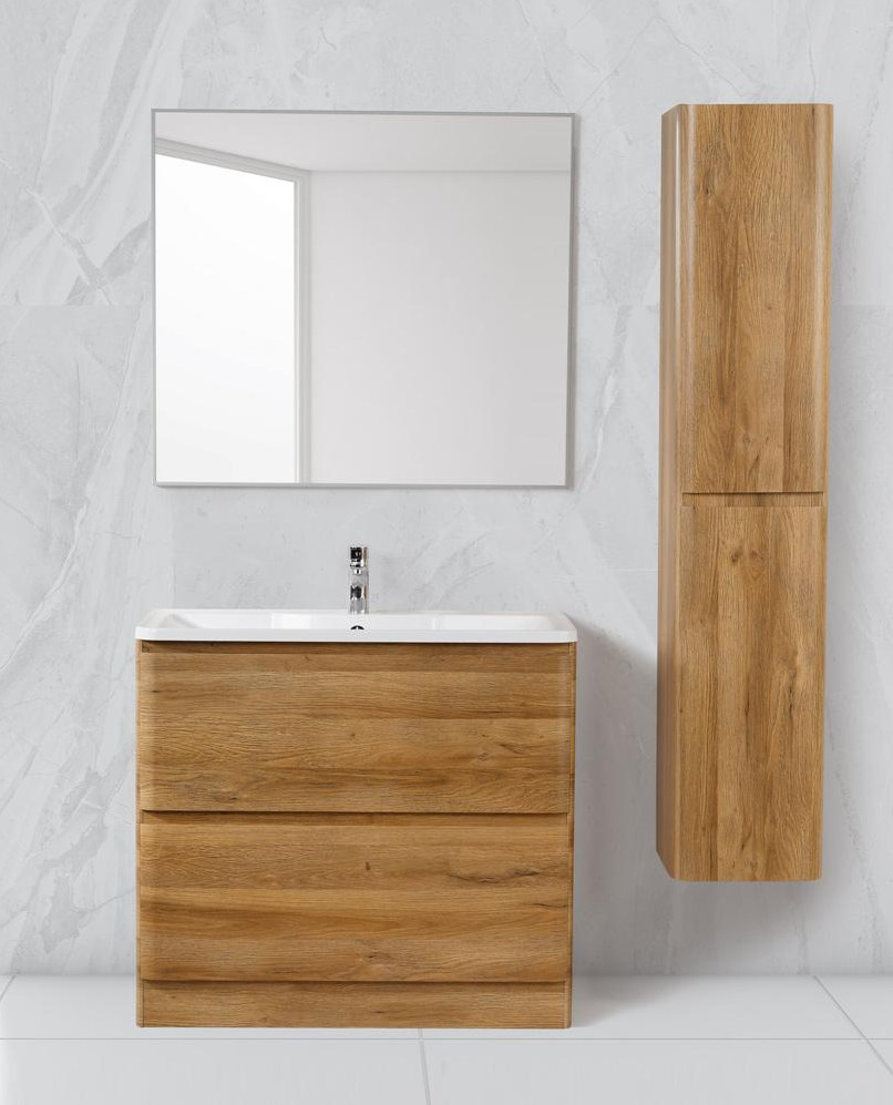 Тумба под раковину напольная дуб рустикальный 80см Belbagno ALBANO-800-2C-PIA-RR