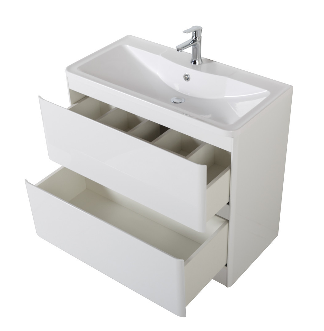 Тумба под раковину напольная белая 100см Belbagno ALBANO-1000-2C-PIA-BL