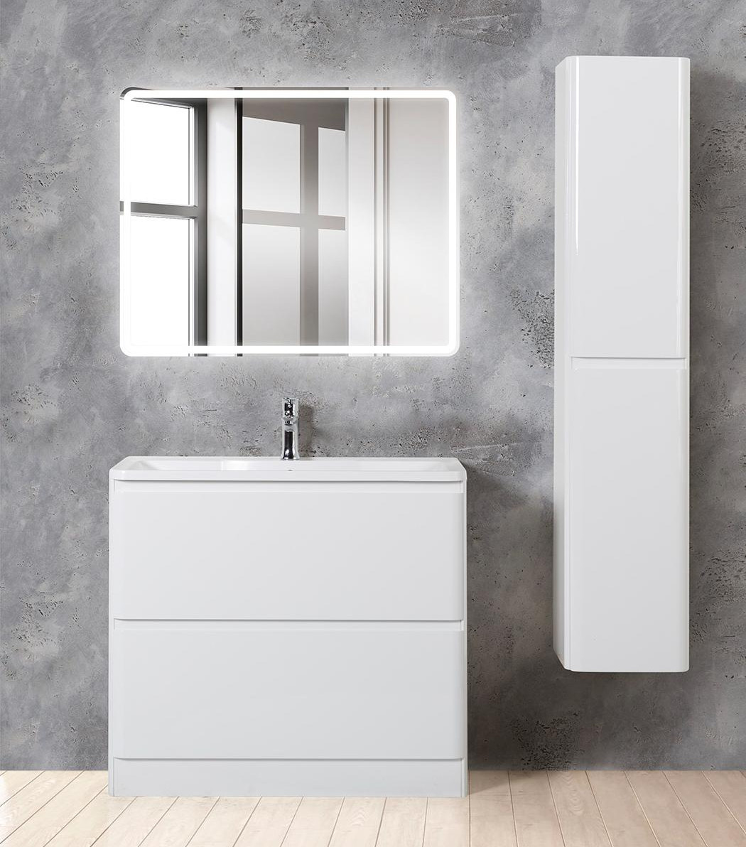 Тумба под раковину напольная белая 100см Belbagno ALBANO-1000-2C-PIA-BL