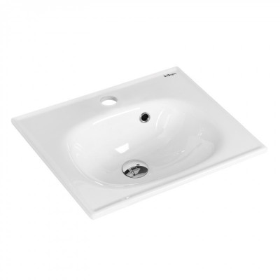 Раковина керамическая встраиваемая белая 50x40см Belbagno CZR-1923-500