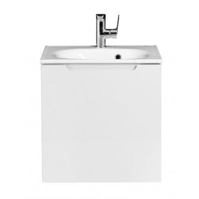 Тумба под раковину подвесная белая правая 50см Belbagno ETNA-500-1A-SO-BL-P-R