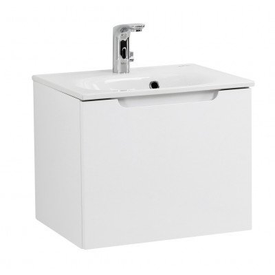 Тумба под раковину подвесная белая 50см Belbagno ETNA-500-1C-SO-BL-P