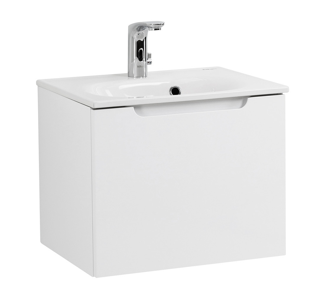 Тумба под раковину подвесная белая 50см Belbagno ETNA-500-1C-SO-BL-P