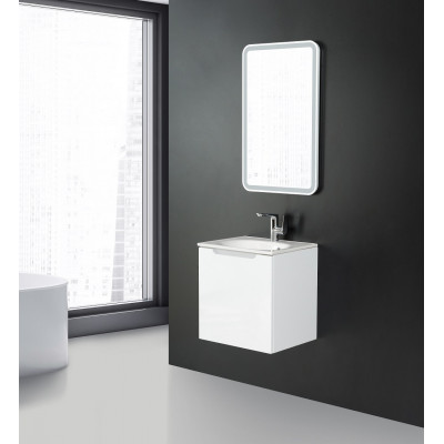 Тумба под раковину подвесная белая 60см Belbagno ETNA-600-1C-SO-BL-P