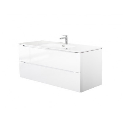 Тумба под раковину подвесная белая 120см Belbagno ETNA-1200-2C-SO-BL-P