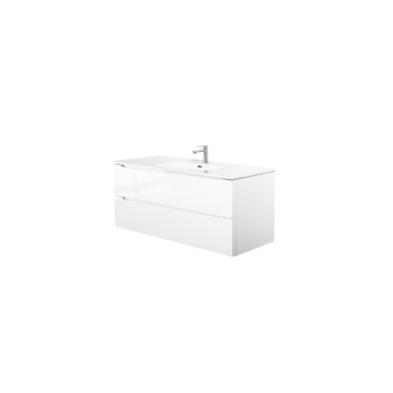 Тумба под раковину подвесная белая 120см Belbagno ETNA-1200-2C-SO-BL-P