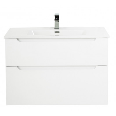 Тумба под раковину подвесная белая 80см Belbagno ETNA-H60-800-2C-SO-BL-P