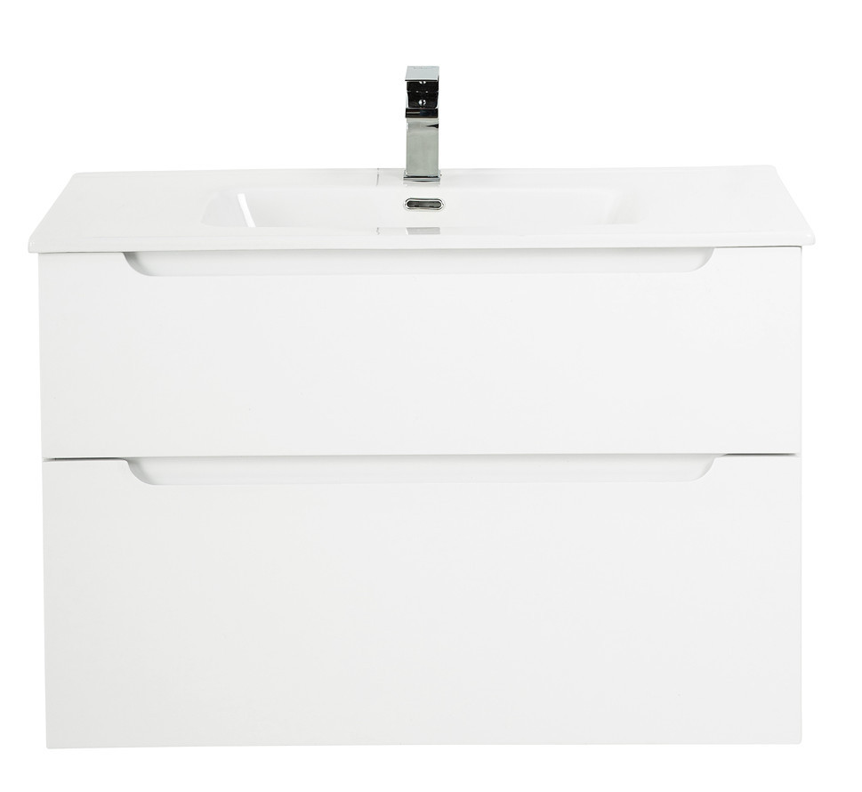 Тумба под раковину подвесная белая 80см Belbagno ETNA-H60-800-2C-SO-BL-P