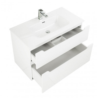 Тумба под раковину подвесная белая 90см Belbagno ETNA-H60-900-2C-SO-BL-P