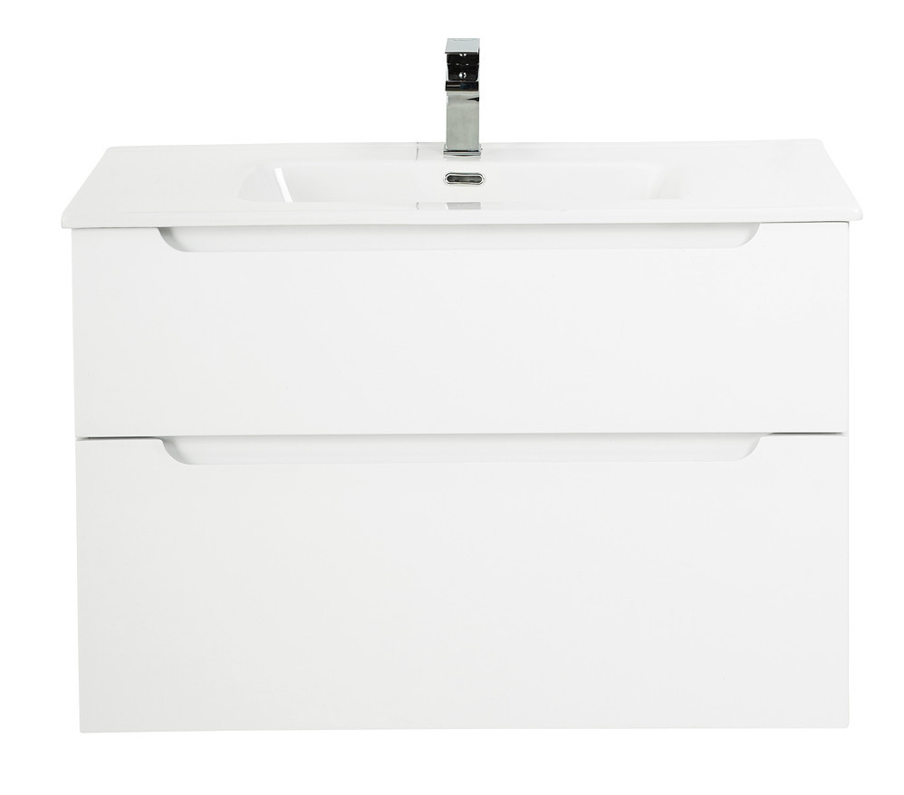 Тумба под раковину подвесная белая 100см Belbagno ETNA-H60-1000-2C-SO-BL-P