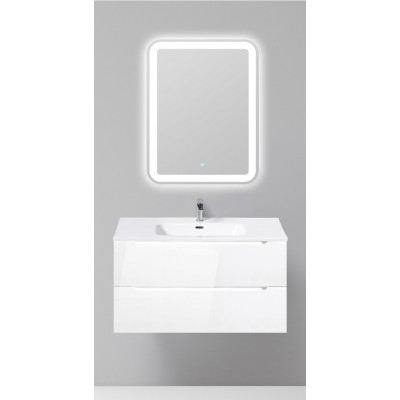 Тумба под раковину подвесная белая 100см Belbagno ETNA-H60-1000-2C-SO-BL-P