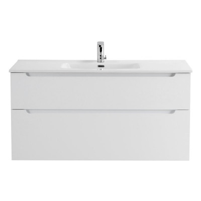 Тумба под раковину подвесная белая 120см Belbagno ETNA-H60-1200-2C-SO-BL-P