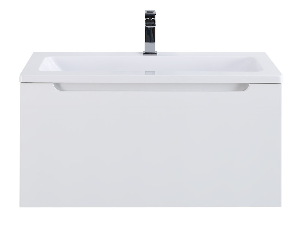 Тумба под раковину подвесная белая 80см Belbagno ETNA-M-800/380-1C-SO-BL
