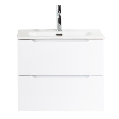 Тумба под раковину подвесная белая 60см Belbagno ETNA39-600/390-2C-SO-BL-P