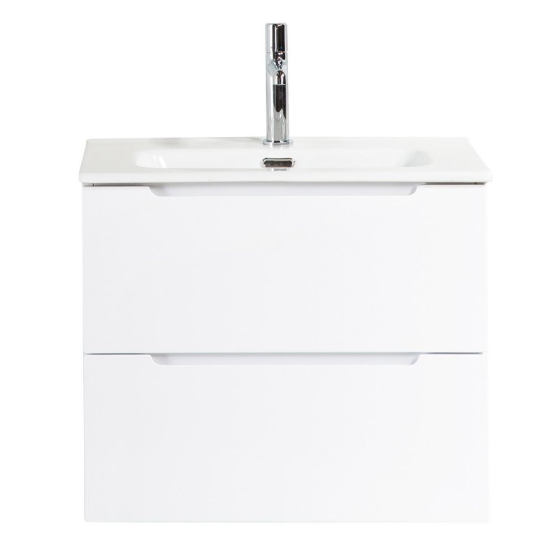 Тумба под раковину подвесная белая 60см Belbagno ETNA39-600/390-2C-SO-BL-P
