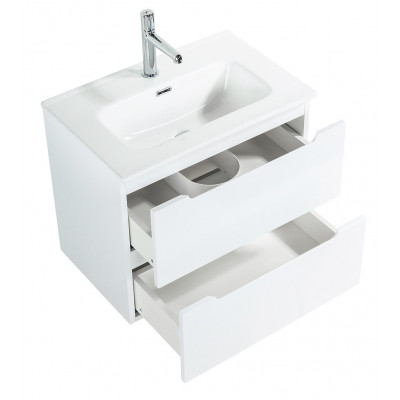 Тумба под раковину подвесная белая 70см Belbagno ETNA39-700/390-2C-SO-BL-P