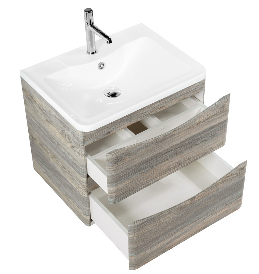 Тумба под раковину подвесная сосна скания 60см Belbagno ACQUA-600-2C-SO-PS