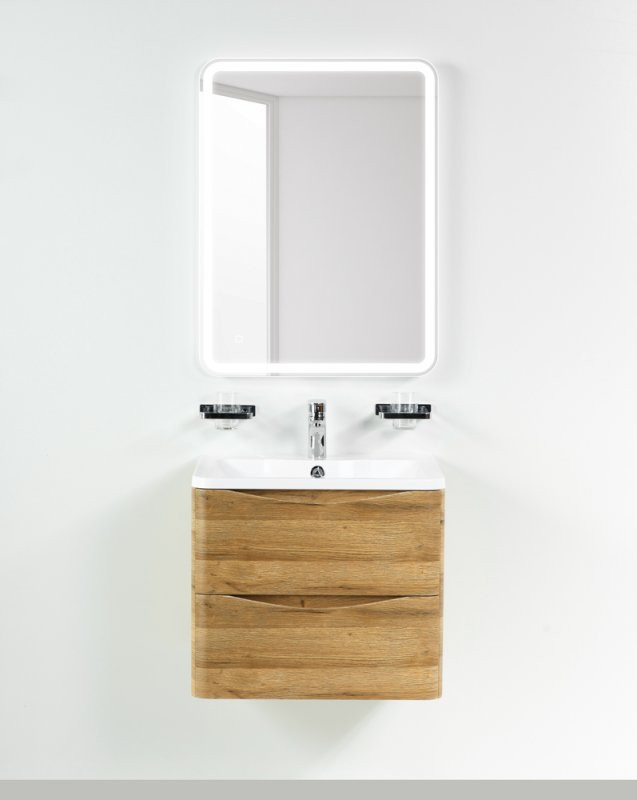Тумба под раковину подвесная дуб рустикальный 70см Belbagno ACQUA-700-2C-SO-RR
