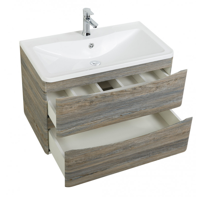 Тумба под раковину подвесная сосна скания 80см Belbagno ACQUA-800-2C-SO-PS