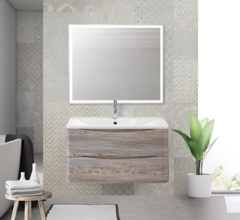 Тумба под раковину подвесная сосна скания 100см Belbagno ACQUA-1000-2C-SO-PS