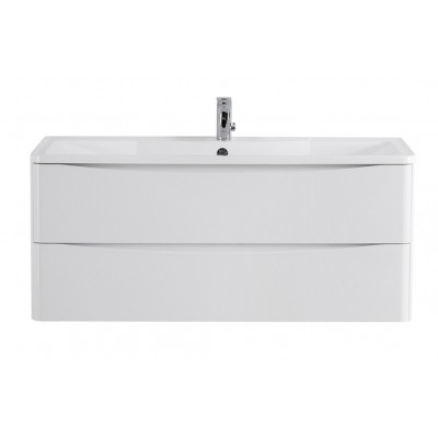 Тумба под раковину подвесная белая 120см Belbagno ACQUA-1200-2C-SO-BL