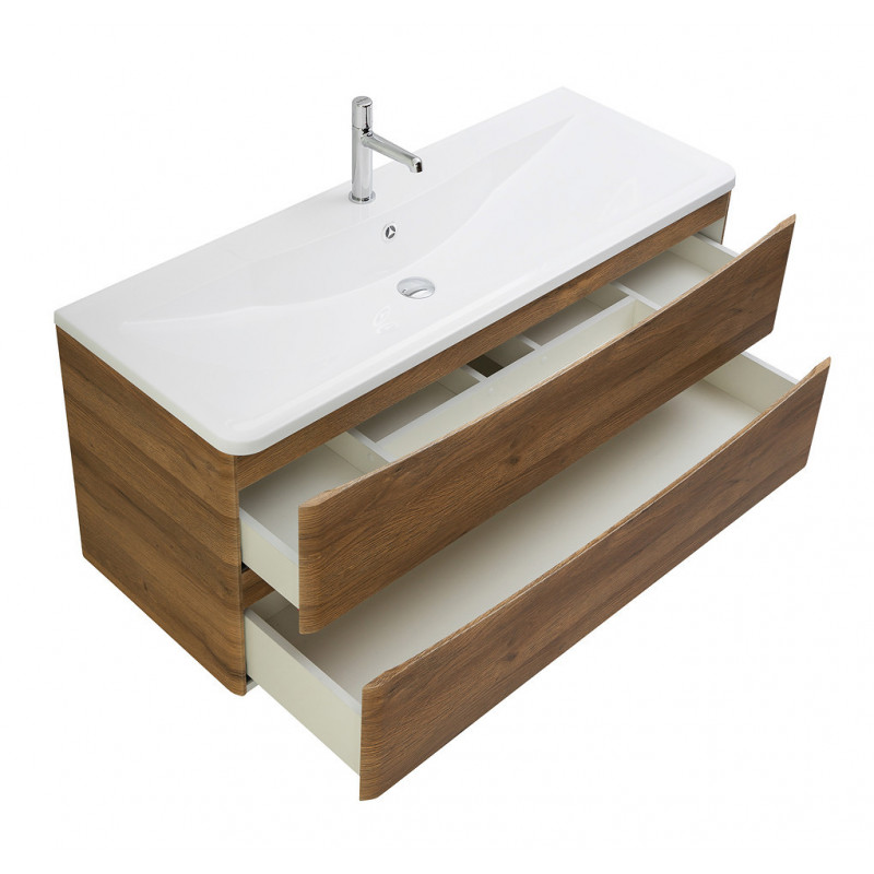 Тумба под раковину подвесная дуб рустикальный 120см Belbagno ACQUA-1200-2C-SO-RR