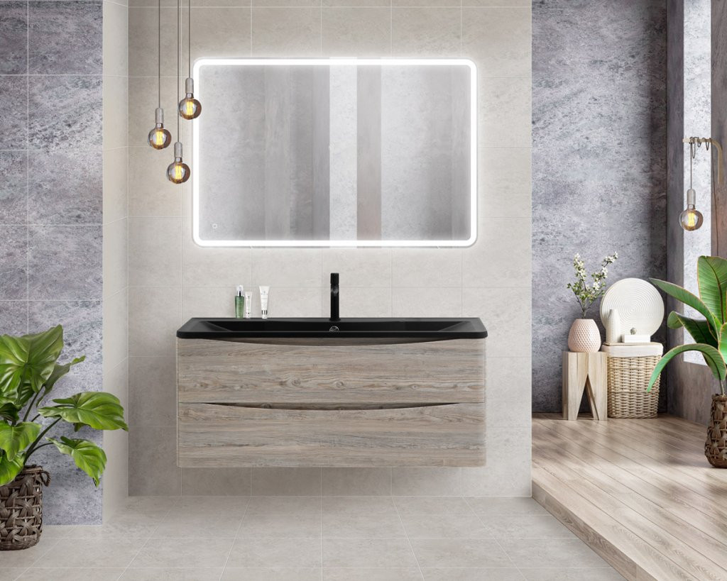 Тумба под раковину подвесная сосна скания 120см Belbagno ACQUA-1200-2C-SO-PS