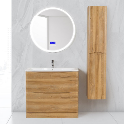 Тумба под раковину напольная дуб рустикальный 80см Belbagno ACQUA-800-2C-PIA-RR