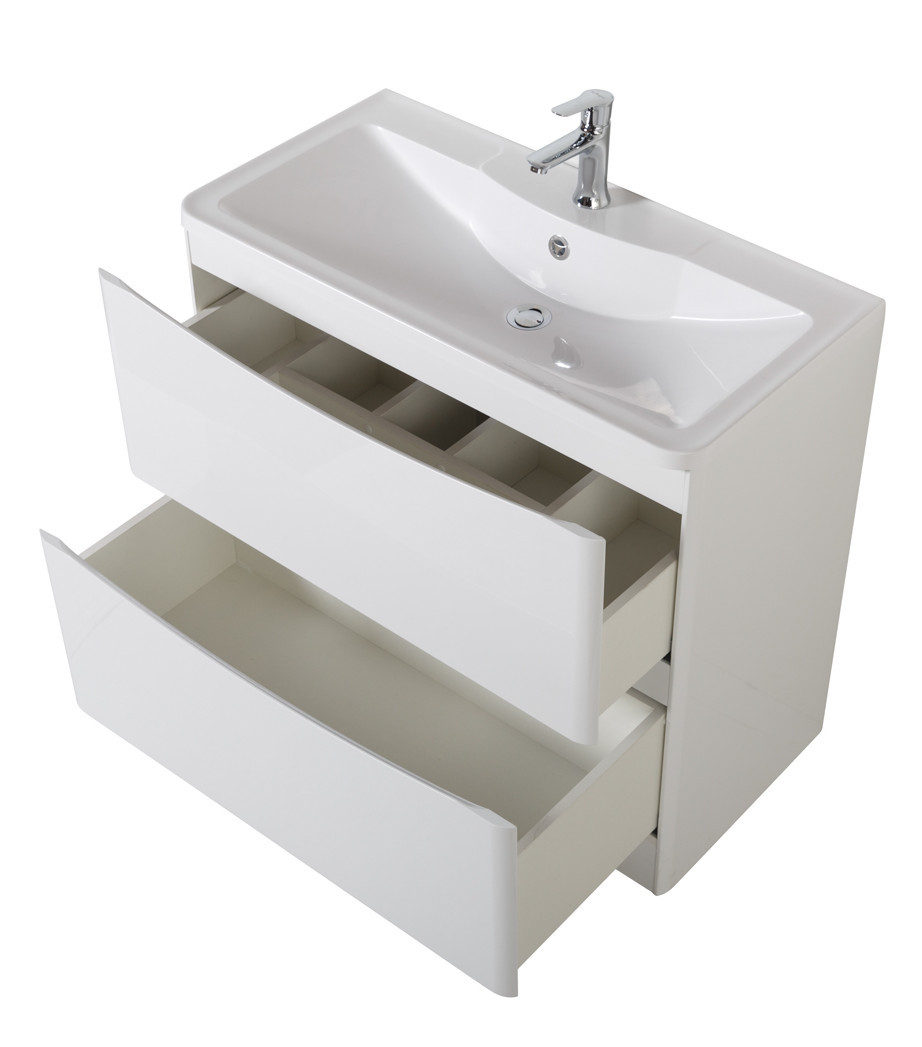 Тумба под раковину напольная белая 100см Belbagno ACQUA-1000-2C-PIA-BL