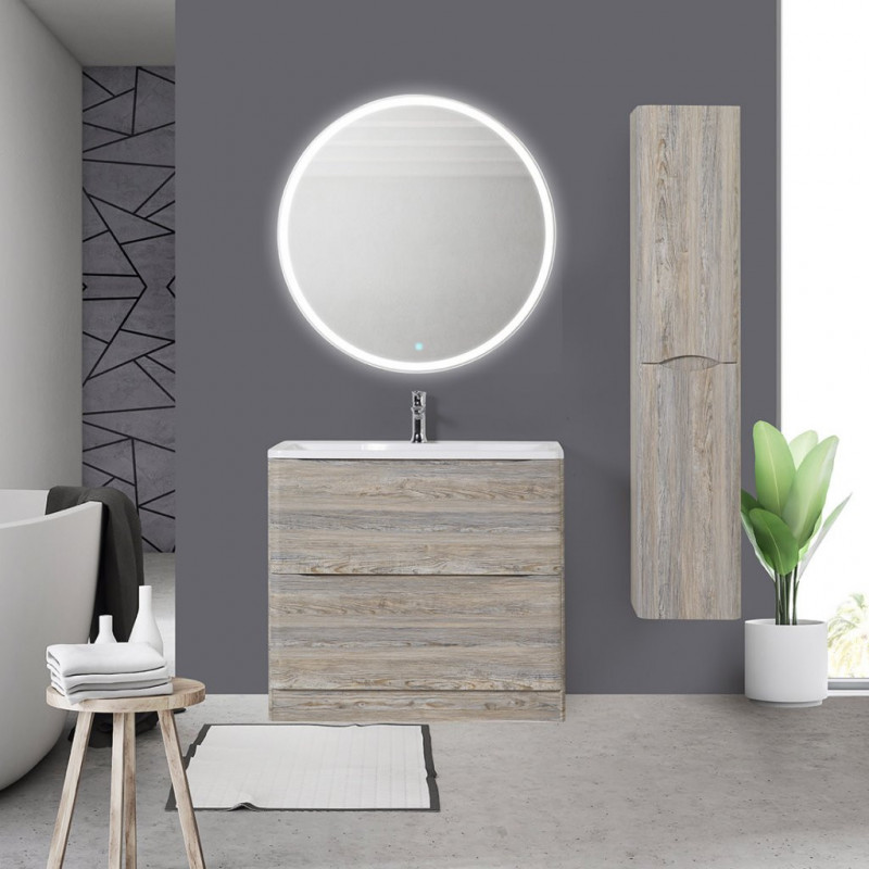 Шкаф-пенал подвесной сосна скания 32см Belbagno ACQUA-1600-2A-SC-PS-P