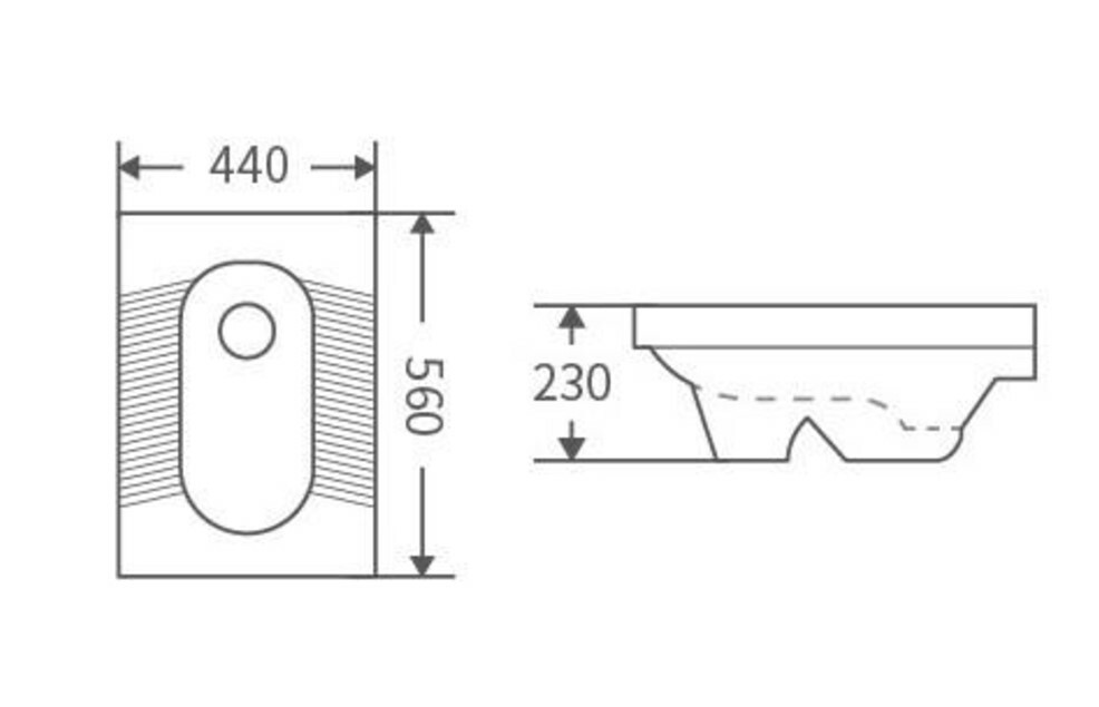 Унитаз напольный Чаша Генуя керамическая Santi Line SL-5040