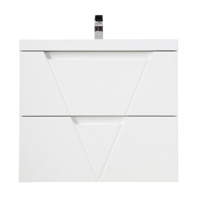 Тумба под раковину подвесная белая матовая 80см Belbagno VITTORIA-800-2C-SO-BO-P