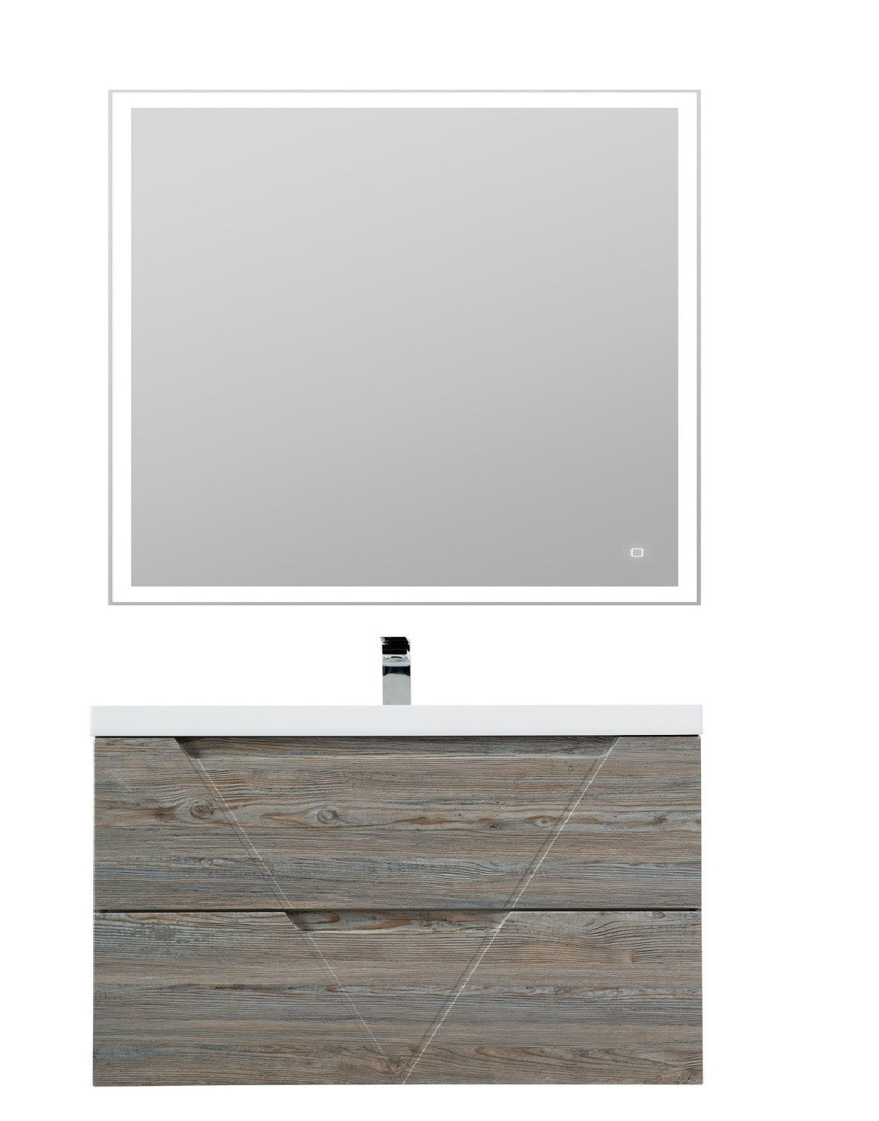 Тумба под раковину подвесная сосна 90см Belbagno VITTORIA-900-2C-SO-PINO-P