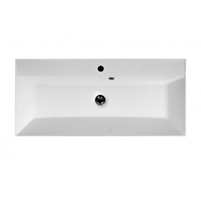 Раковина из искусственного мрамора встраиваемая белая 100x45см Belbagno BB1000/450-LV-MR-AST