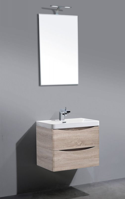 Тумба под раковину подвесная светлое дерево 60см Belbagno ANCONA-N-600-2C-SO-WO