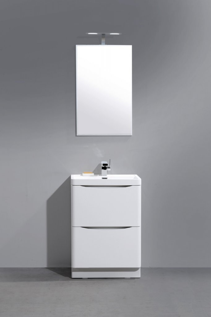 Тумба под раковину напольная белая 60см Belbagno ANCONA-N-600-2C-PIA-BL