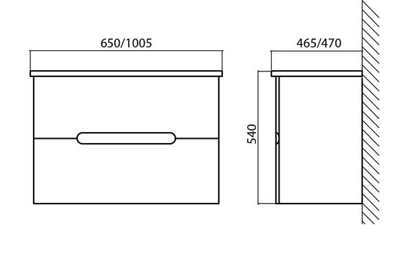 Тумба под раковину подвесная белая 100см Belbagno SOFT-1000-2C-SO-BF