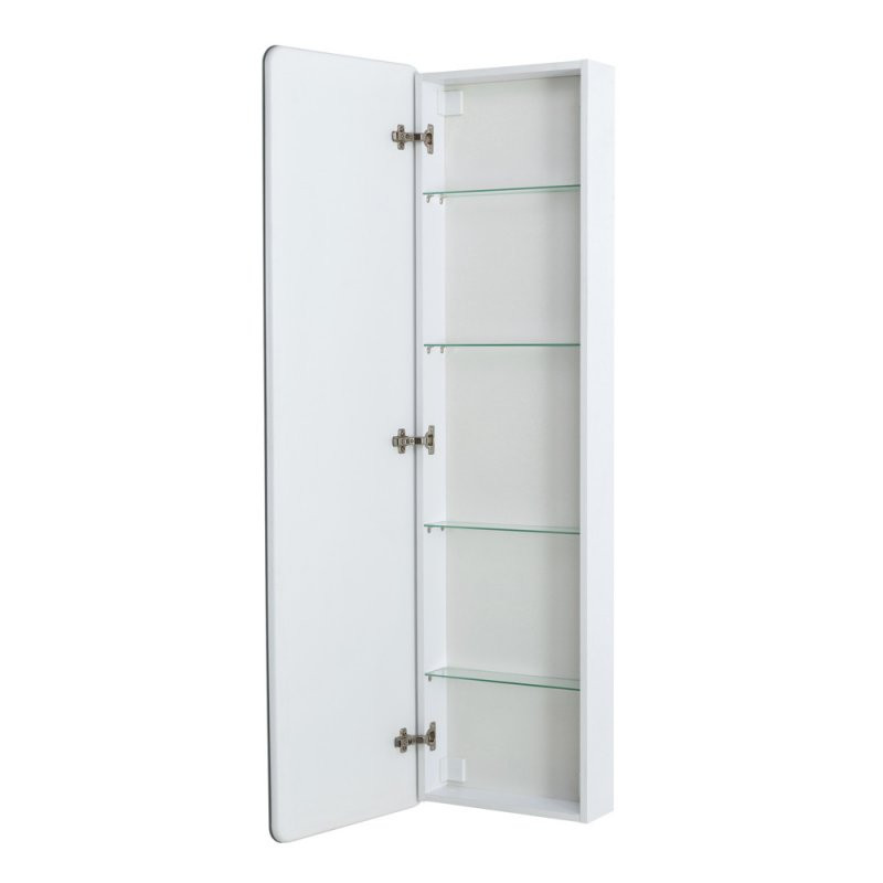Зеркальный шкаф Bel Bagno Marino 45x160x15 с распашной дверью, с подсветкой и сенсорным выключателем
