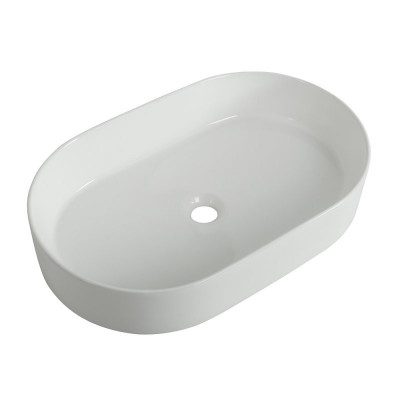 Раковина накладная 610х385х120мм Belbagno BB1479 белая