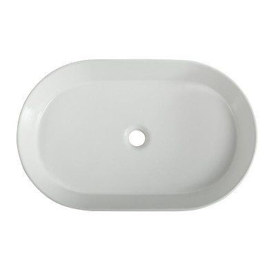 Раковина накладная 610х385х120мм Belbagno BB1479 белая