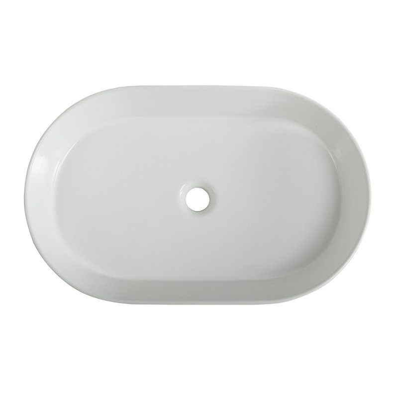 Раковина накладная 610х385х120мм Belbagno BB1479 белая