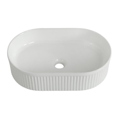 Раковина накладная 490х310х130мм Belbagno BB1497 белая